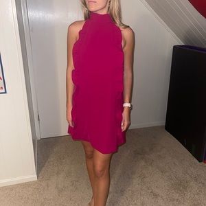 Deep Pink halter neck tunic dress NWT Ted Baker